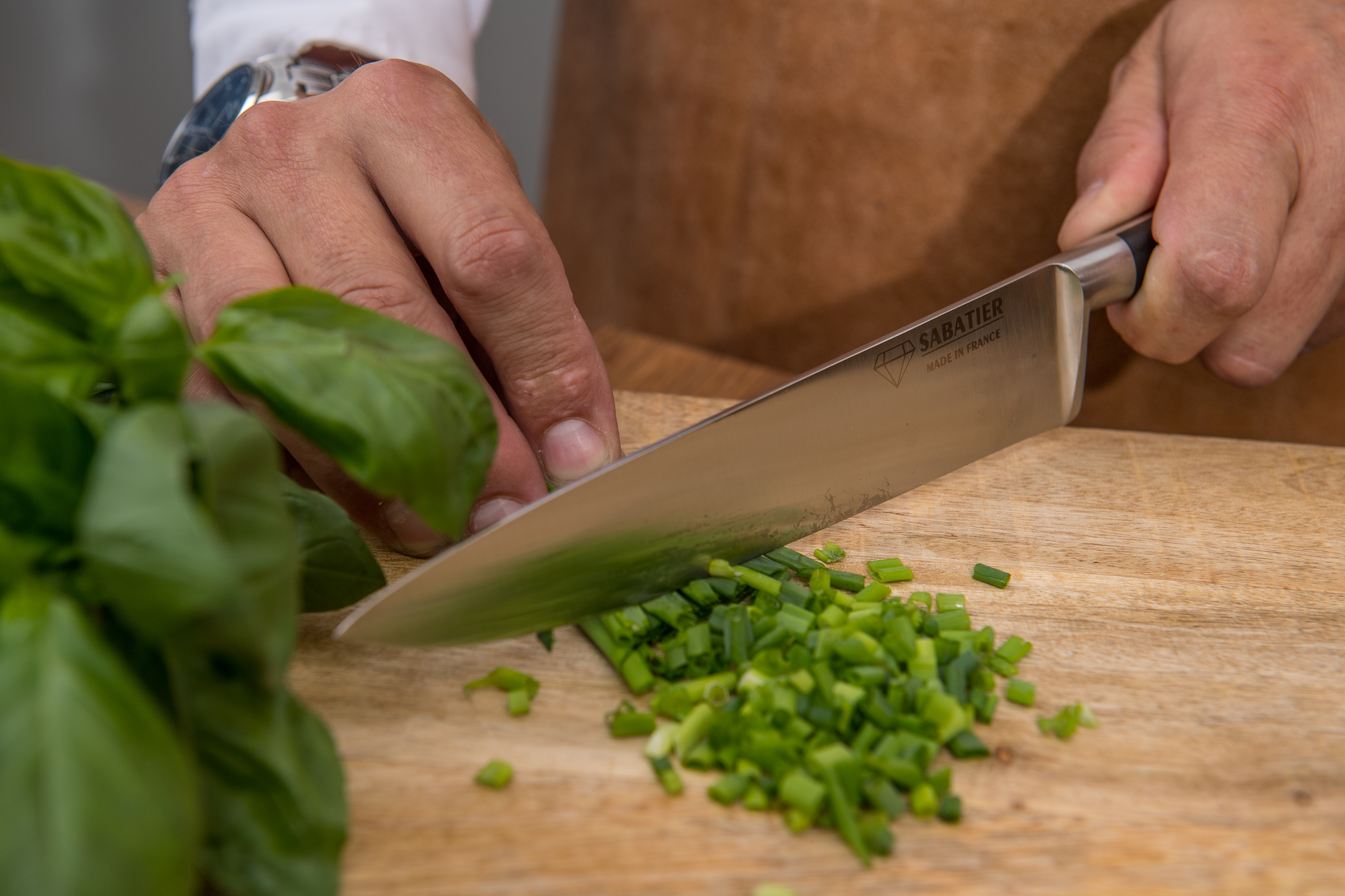 Couteau cuisine - SABATIER Diamant - Ciboulette